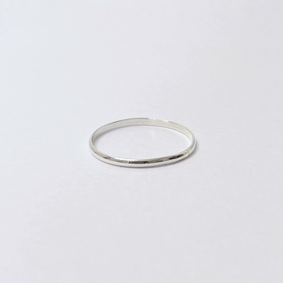 vela.cheeva : *silver925 / pipe ring แหวนเงินแท้ แหวนมินิมอล ( 2 mm )