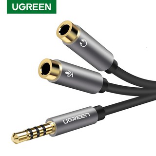 แหล่งขายและราคาUgreen 3.5mm Male to Dual 3.5mm Female Headphone Mic Audio Y Splitter Cableอาจถูกใจคุณ