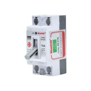 HACO เบรคเกอร์ 2P 1E 16A 230VAC 1.5kA SB-N16L