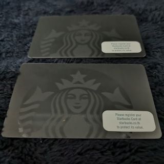 STARBUCKS Thailand 2018 Siren Black card