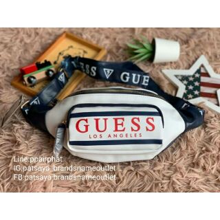 New arrival!! GUESS MARISOLL GYM LOGO FANNY PACKแท้💯