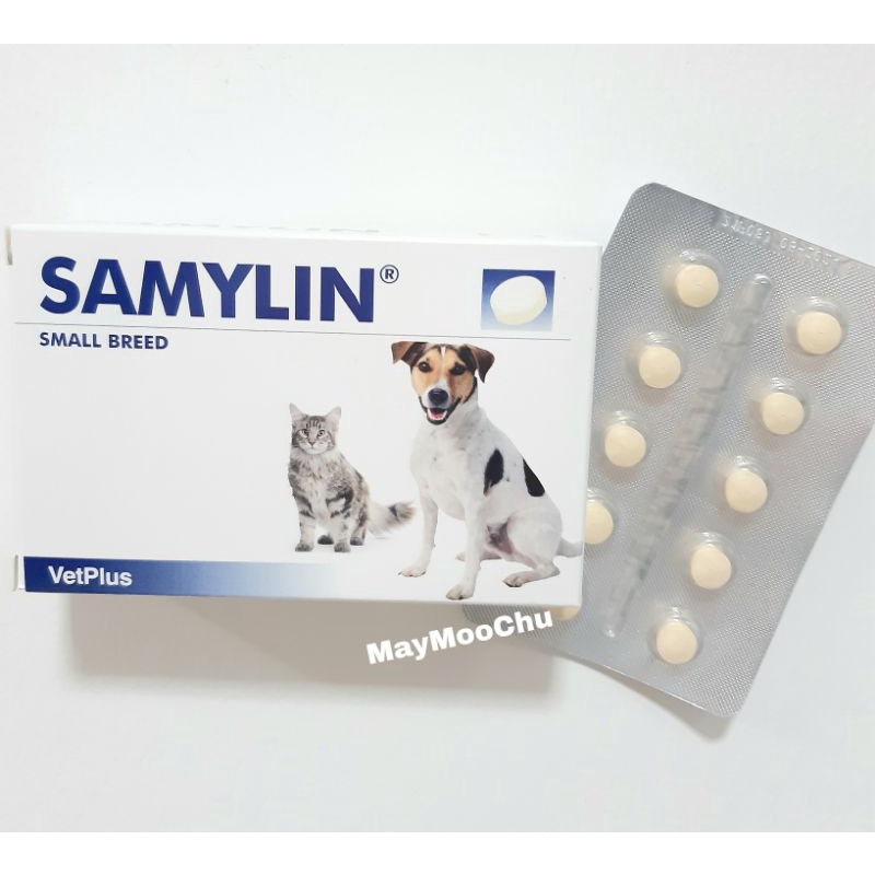 Samylin Small Breed 10/30 เม็ด exp. 05/2024 บำรุงตับสุนัข