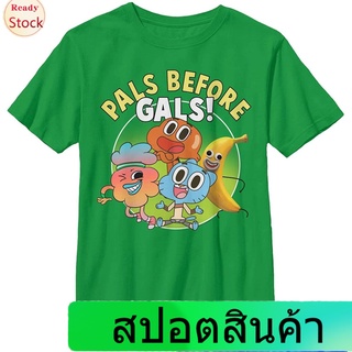 เสื้อยืดแขนสั้น Fifth Sun Boys The Amazing World Of Gumball Pals Before Gals T-Shirt The Amazing World of Gumball Mens