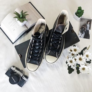 รองเท้า CONVERSE HI DARK BROWN LEATHER Unisex ของแท้ 100% (L)