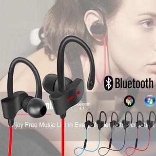 1Pcs Wireless Neckband Bluetooth Noise Cancelling Stereo Sport In-Ear Earpiece With Volume Control &amp; Built-in Microphone