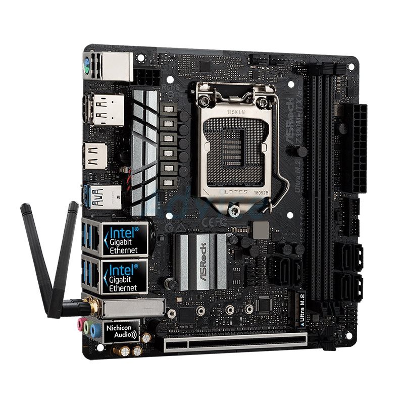 ASROCK MAINBOARD (เมนบอร์ด ITX )1151 Z390M-ITX/AC