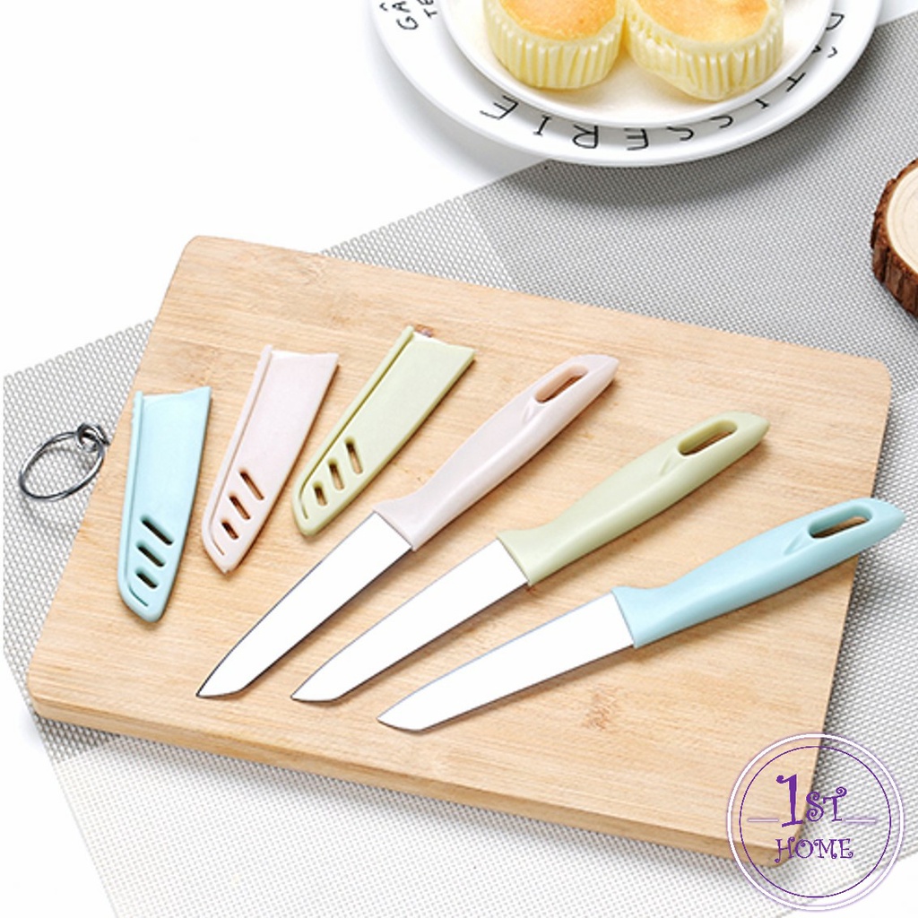 มีด มีดปอกผลไม้ มีดเล็ก มีสแตนเลส มีดทำครัว มีดพกพา มีดหั่น มีดหลากสี Fruit Knife