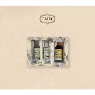 เซ็ต ก้านไม้น้ำหอม เจลอาบน้ำ และโลชั่นบำรุงผิว กลิ่นมะลิ LAILY Moist &amp; Breeze Gift Set 400g