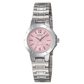 Casio นาฬิกาข้อมือผู้หญิง สายสแตนเลส รุ่น LTP-1177A-4A1DF-สีเงิน