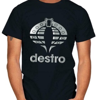 ถูกสุดๆเสื้อยืด แบบนิ่ม พิมพ์ลาย Destro Cobra Commander G I Joe Hero Movie Parody น่ารัก สําหรับผู้ชายรหัสเต็ม