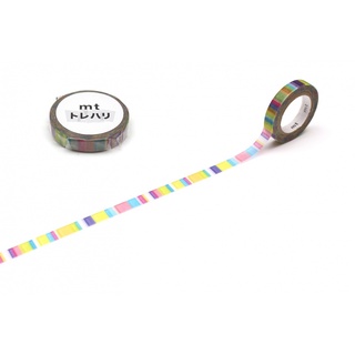 mt masking tape fab tracing paper tape acrylic stripe (MTTRHA03) / เทปตกแต่งวาชิ รุ่น tracing paper ลาย acrylic stripe