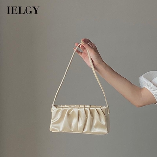 IELGY กระเป๋าสะพายไหล่สําหรับสตรีผ้าไหมทรงสี่เหลี่ยม Crossbody สีเขียว กระเป๋าผู้หญิง กระเป๋าสะพาย กระเป๋าใส่โทรศัพท์ ถุงซิป กระเป๋าสะพายข้างผู้หญิงแฟชั่น