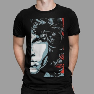 ขายดี!ขายดี เสื้อยืดลําลอง แขนสั้น พิมพ์ลาย Jim Morrison Inspired Doors Rock and Roll 60s 70s 80s Retro TEE MFgacd69EDpb