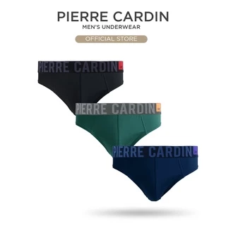 (S-2XL) ชุดชั้นใน Pierre Cardin Microfiber Spandex Mini Brief - คละสี (3 ชิ้น) PC2147-3M