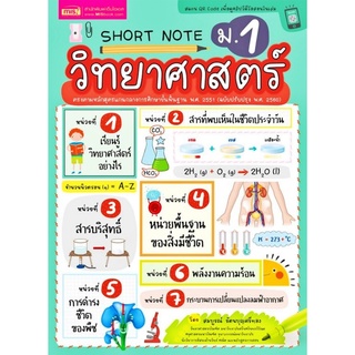 Short Note วิทยาศาสตร์ ม.1 สแกน QR Code เพื่อดูคลิปวิดีโอสอนในเล่ม