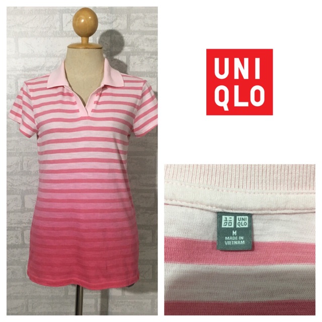 เสื้อโปโลแขนสั้น มือสอง แท้?? เสื้อผ้า เกรดเอ Brand UNIQLO