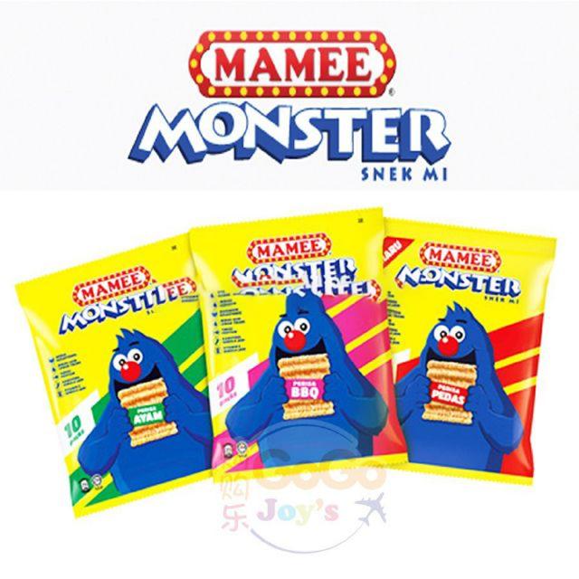 มาม่า Maumee Monster Noodles Snack 8 แพ็ค 25 กรัม