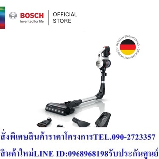 Bosch เครื่องดูดฝุ่นแบบชาร์จ ไร้ถุง สีดำ รุ่น BBS711W