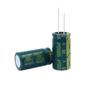 JCCON คาปาซิเตอร์ 10000uf 35v 50v ขนาด 18*35mm สำหรับเครื่องเสียง แอมป์จิ๋ว 1 ชิ้น