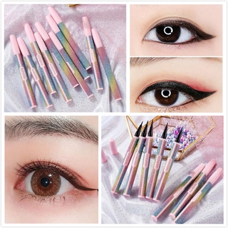 ปากกาอายไลเนอร์ กันน้ำ และกันเหงื่อ ติดทนนาน  Net red sky bright eye Liner Pen durable waterproof, sweat prevention, no dizzy color makeup.