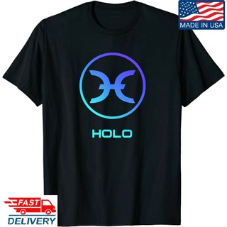 [COD]เสื้อยืด พิมพ์ลาย Holo Crypto Hot Token Holochain Decentralized สําหรับผู้ชายS-5XL