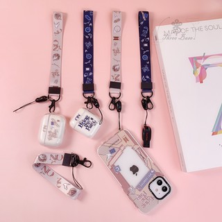 Lanyard for mobile phone, Neck rope,Korea KPOP BTS ON, Neck Lanyard Hand Wrist Ring Strap Portable USB lanyard  for Phone Key String bag Cord Removable