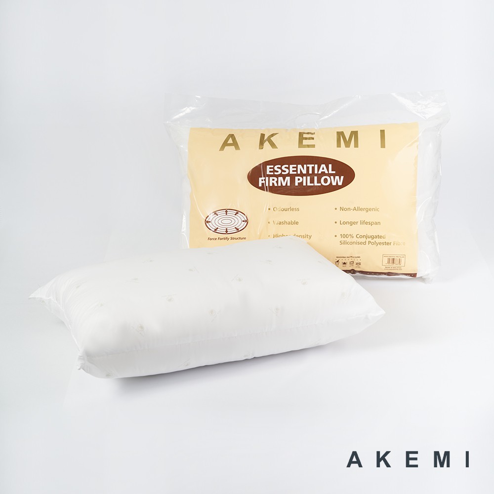 [ราคาโปร] Akemi หมอน หมอนหนุน หมอนเพื่อสุขภาพ หมอนใยสังเคราะห์ Akemi Essential Firm