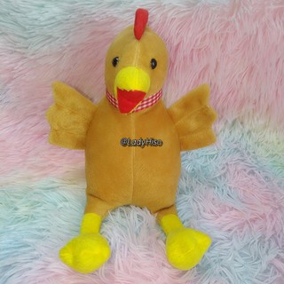 💟 ของพรีเมี่ยม Elanco 💟 ตุ๊กตาไก่ ไก่นั่ง ไก่กางปีก น้องไก่ ของสะสม Chicken Doll Premium ของพรีเมี่ยม Elanco ตุ๊กตาไก่