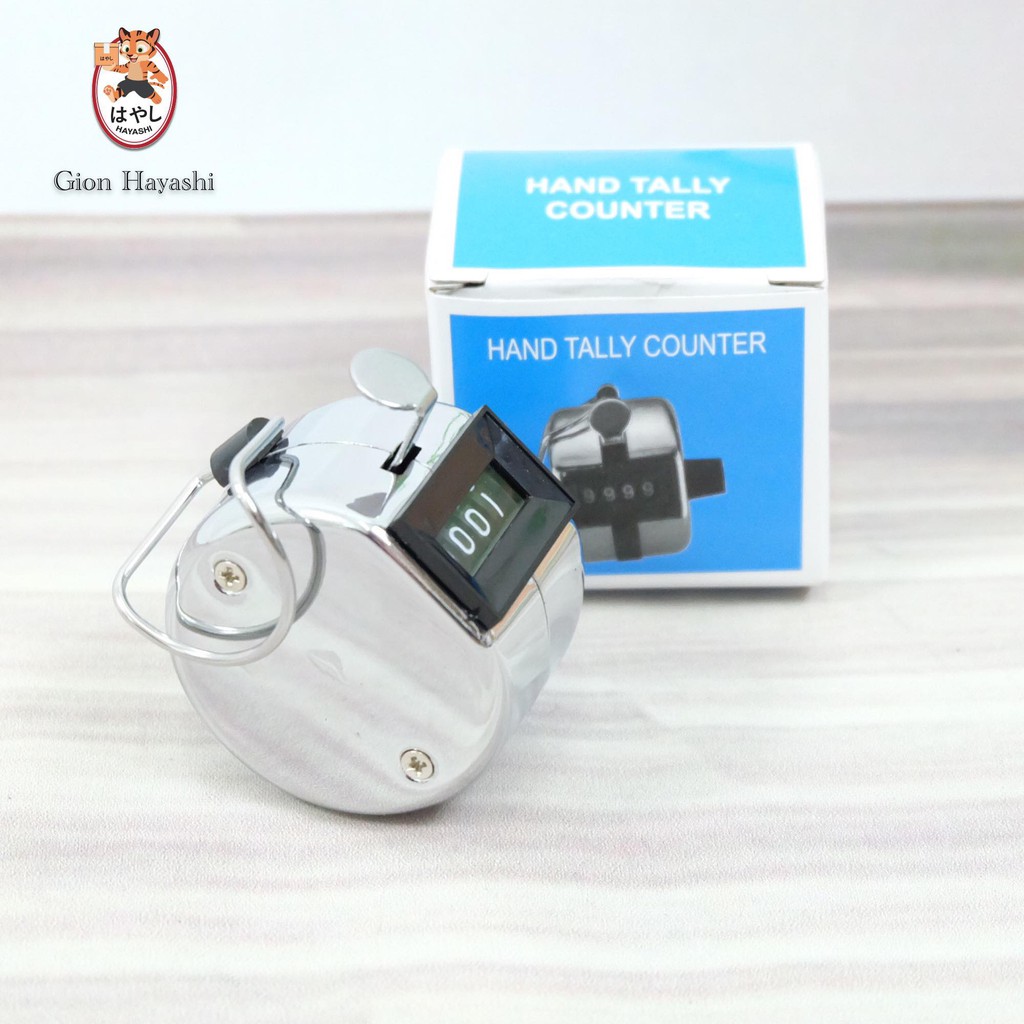 Gion-เครื่องนับจำนวน ตัวนับจำนวน 4 หลัก อุปกรณ์นับจำนวน Hand Tally Counter xliving