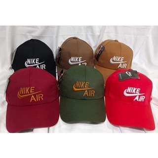 หมวกแก๊ป nike air ผ้าปักลาย(เข้ม) 030  สินค้าพร้อมส่งค่ะ