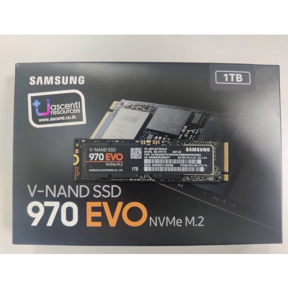 SAMSUNG SSD 970 EVO M.2 NVMe/PCIe  1TB