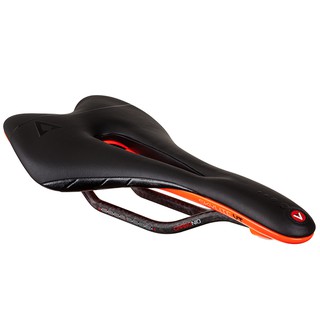 อานจักรยาน ASTUTE รุ่น SKYLITE Carbon VT Black Orange Fluo - รางคาร์บอน - กว้าง 135 mm