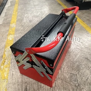 กล่องเหล็ก 3 ชั้น จัดเก็บอุปกรณ์ช่าง Hand Tool Box แบบเหล็ก สีแดง-ดำ แข็งแรง (ร้านส่งในไทย)