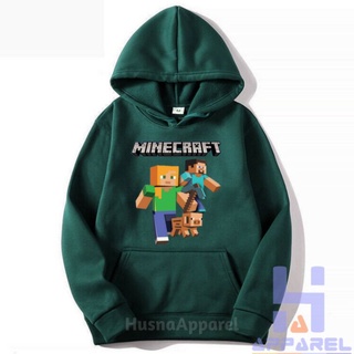 Minecraf เสื้อแจ็กเก็ตมีฮู้ด สําหรับเด็ก