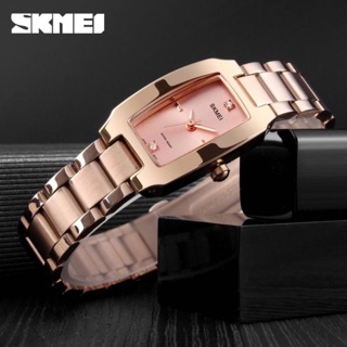 💥 Skmei Watch 💥 เอสเคมี้ สายเหล็กสไตล์คาสิโอ ตัวขายดีมาก สินค้าแท้กันน้ำ 100% พร้อมกล่องแบรนด์⚡️⚡️