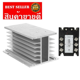 ระบายความร้อนPhase Solid State Relay 10A 25A 40A 60A 80A 100A 120A 200A อลูมิเนียมระบายความร้อนด้วย