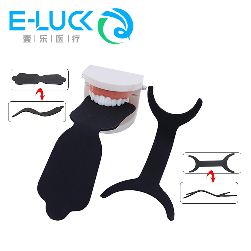 1 ชิ้นทันตกรรม Photo Contrast Board การถ่ายภาพพื้นหลังสีดํา Board Palatal Contraster Board ฟันไวท์เทนนิ่งเครื่องมือทันตกรรม