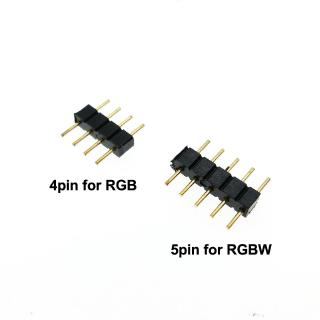 สายไฟ 4 Pin RGB / 5 Pin RGBW Connector 4pin / 5 Pin สำหรับสายไฟ LED 10 ชิ้น