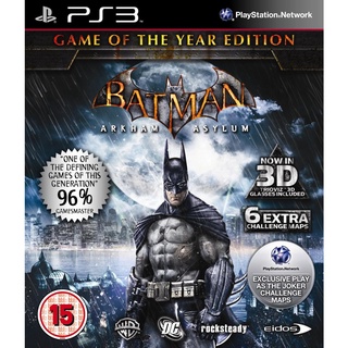 USB เกมส์ Ps3 Batman Arkham Asylum/ความจุ 6.86GB