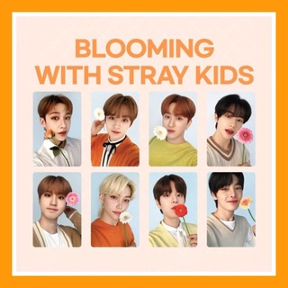 โปสการ์ดรูปภาพ Kpop Stray Kids SKZ NACIFIC แบบสองด้าน สําหรับเด็ก