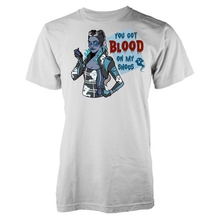 เสื้อยืด พิมพ์ลาย Apex Battle You Got Blood On My Shoes Legends คุณภาพสูง สําหรับผู้ชาย
