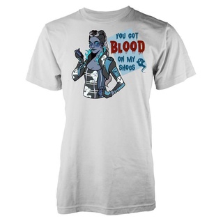 เสื้อยืด พิมพ์ลาย Apex Battle You Got Blood On My Shoes Legends คุณภาพสูง สําหรับผู้ชาย