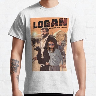 [COD]ขายดี เสื้อยืดลําลอง แขนสั้น พิมพ์ลาย Logan No Living with a Killing Sunset variation HPjmin61KBaiii95 สําหรับผู้ชา