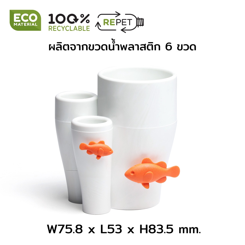 Coral toothbrush holder ที่เก็บแปรงสีฟัน ยาสีฟัน  ที่ใส่ของ ดีไซน์ ปะการัง  Qualy (ควอลี่)