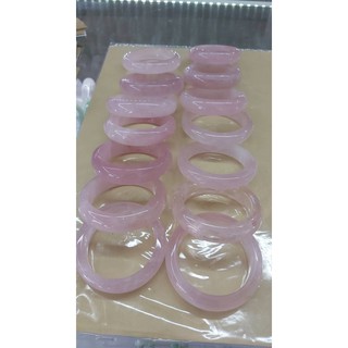 กำไลข้อมือหินมงคลโรสควอตซ์ (Rose Quartz)