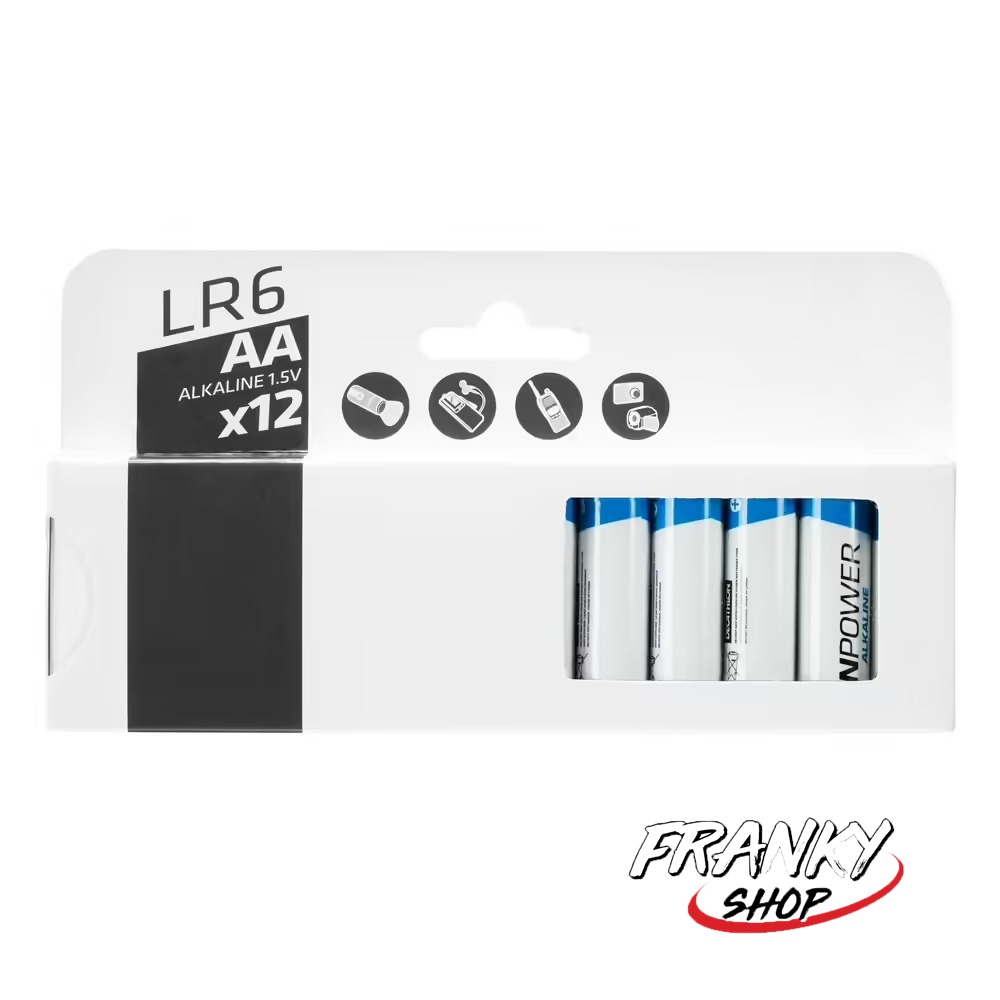 [พร้อมส่ง] ชุดถ่านอัลคาไลน์ AA 12 ก้อน Alkaline Batteries