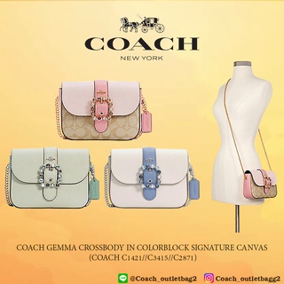 COACH GEMMA CROSSBODY BAG ((C3415//C1421//C2871))