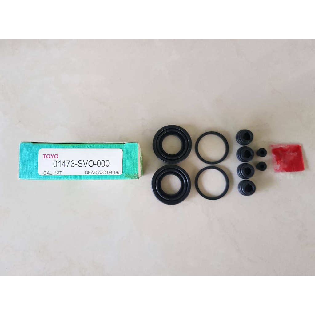 ชุดซ่อมยางดิสเบรคหลัง HONDA  ACCORD ปี1992-1996   ยี่ห้อ TOYO  JAPAN   ชุดละ350 บาท