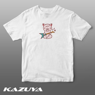 เสื้อยืดผู้ Kazuya TM-0151 เสื้อยืด ลายอัลปาก้าน่ารัก S-5XL