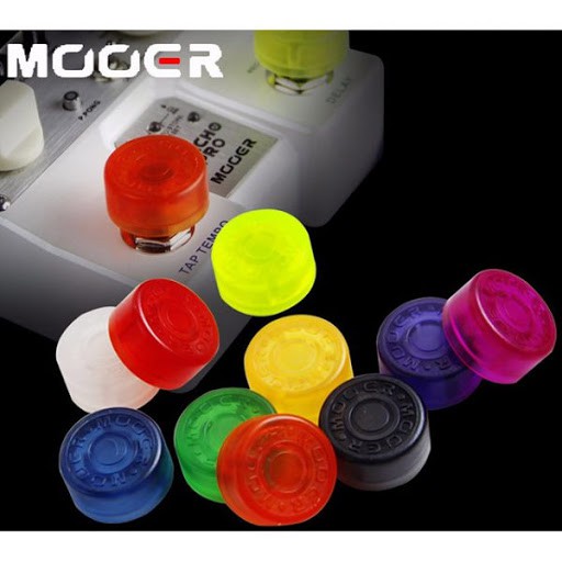 [พร้อมส่ง/รุ่นขายดี-📸] ฝาครอบเอฟเฟค 1 ชิ้น Mooer Foot Switch Topper จุกครอบเอฟเฟค คละสี ที่ครอบเอฟเฟ